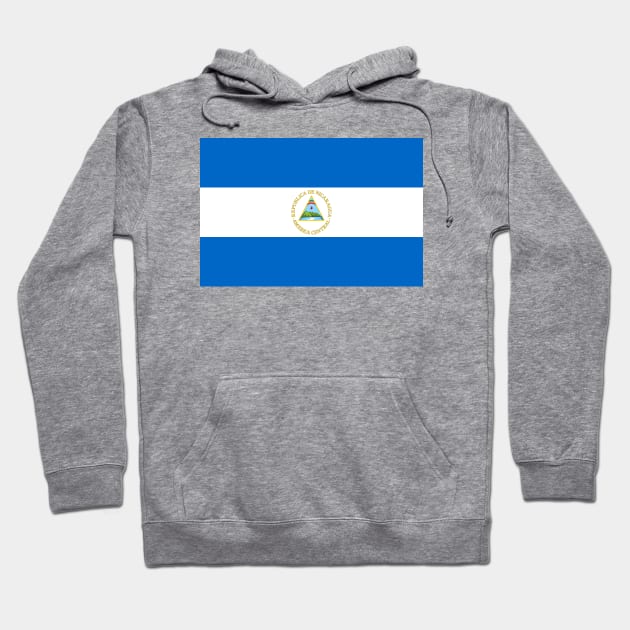 Flag of Nicaragua Hoodie by COUNTRY FLAGS